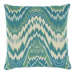 SO7904206 | Tauride Épinglé Pillow - Peacock Schumacher Tauride Épinglé Pillow in Peacock (SO7904206)