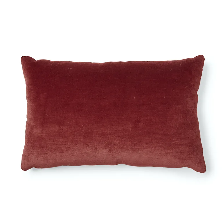 Schumacher Temara Embroidered Pillow in Spice (SO17518121)