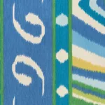SO17858206 | Terence Ikat Pillow - Peacock Schumacher Terence Ikat Pillow in Peacock (SO17858206)