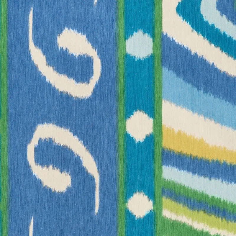 SO17858206 | Terence Ikat Pillow - Peacock Schumacher Terence Ikat Pillow in Peacock (SO17858206)
