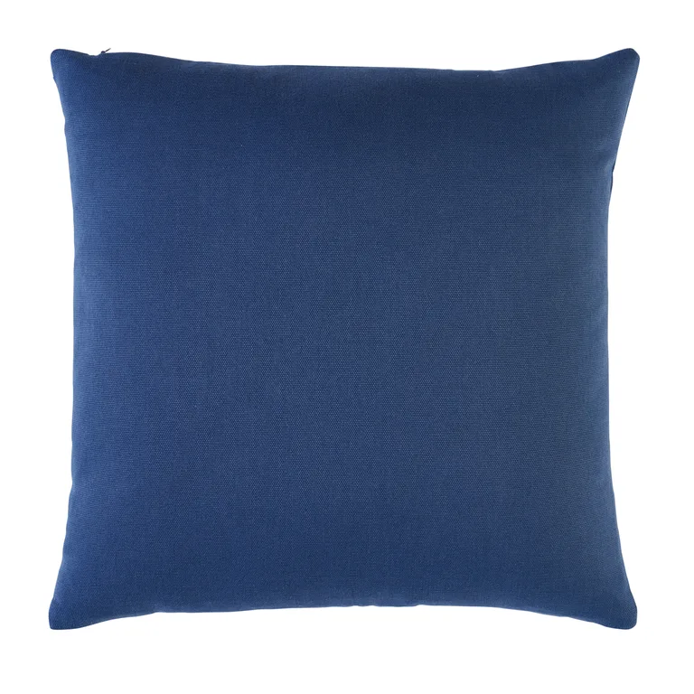 Schumacher The Twist Embroidered Pillow in Marine (SO8363003)