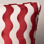 SO6942706 | The Wave Velvet Pillow - Red Schumacher The Wave Velvet Pillow in Red (SO6942706)