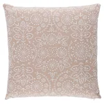 Tiana Embroidery Pillow - Natural Schumacher Tiana Embroidery Pillow in Natural