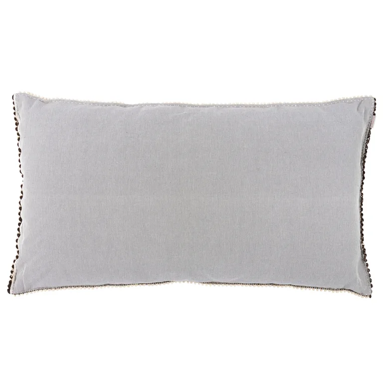 Schumacher Tipografico Floor Pillow in Grey (SO0001136)