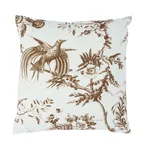 SO17957204 | Toile de La Prairie Pillow - Brown Schumacher Toile de La Prairie Pillow in Brown (SO17957204)