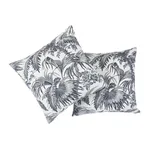 SO17951105 | Toile Tropique Pillow - Black Schumacher Toile Tropique Pillow in Black (SO17951105)