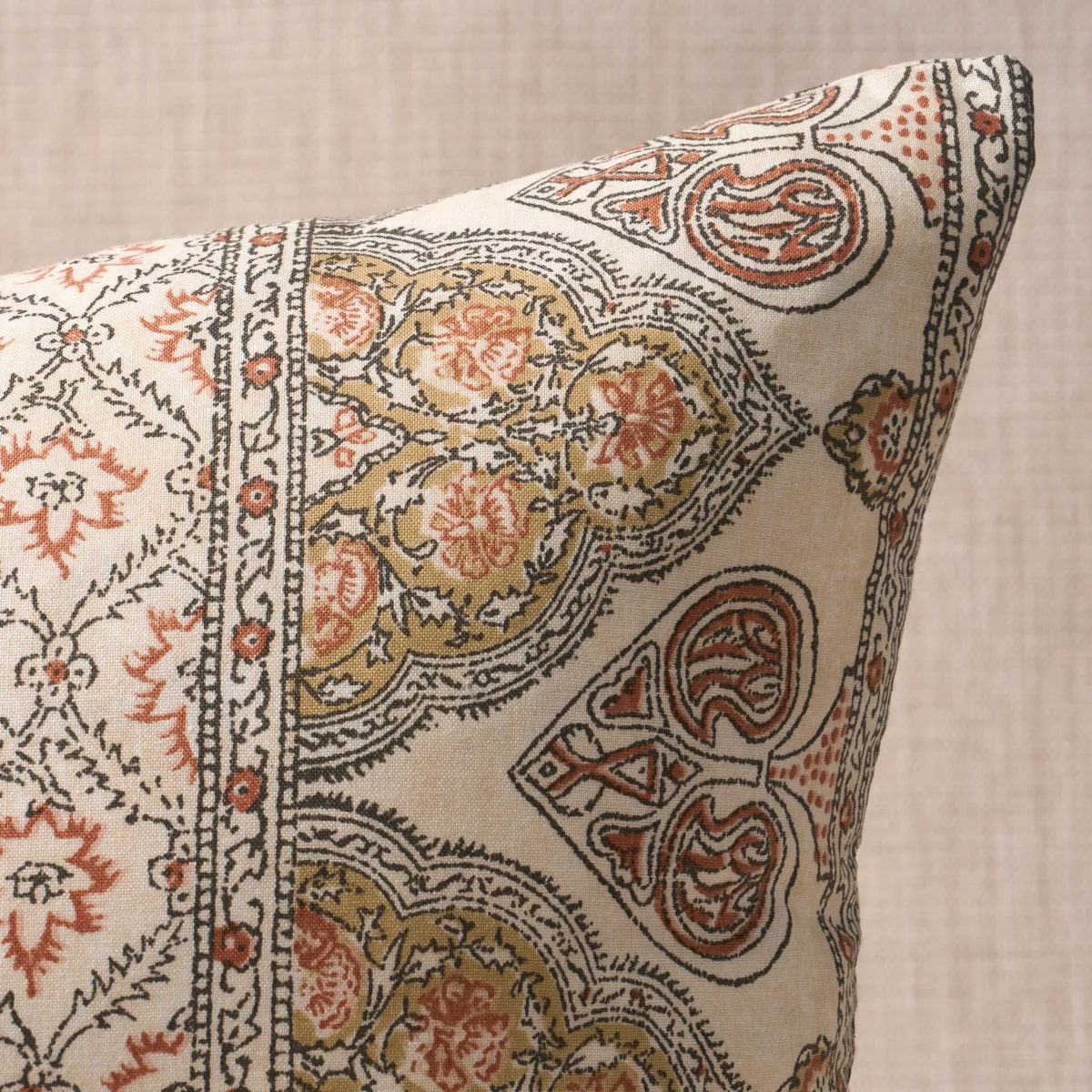 Schumacher Tombay Pillow in Ochre (SO18134230)