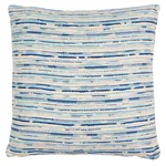 Tomori Indoor/Outdoor Pillow - Blue Schumacher Tomori Indoor/Outdoor Pillow in Blue