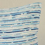 Tomori Indoor/Outdoor Pillow - Blue Schumacher Tomori Indoor/Outdoor Pillow in Blue