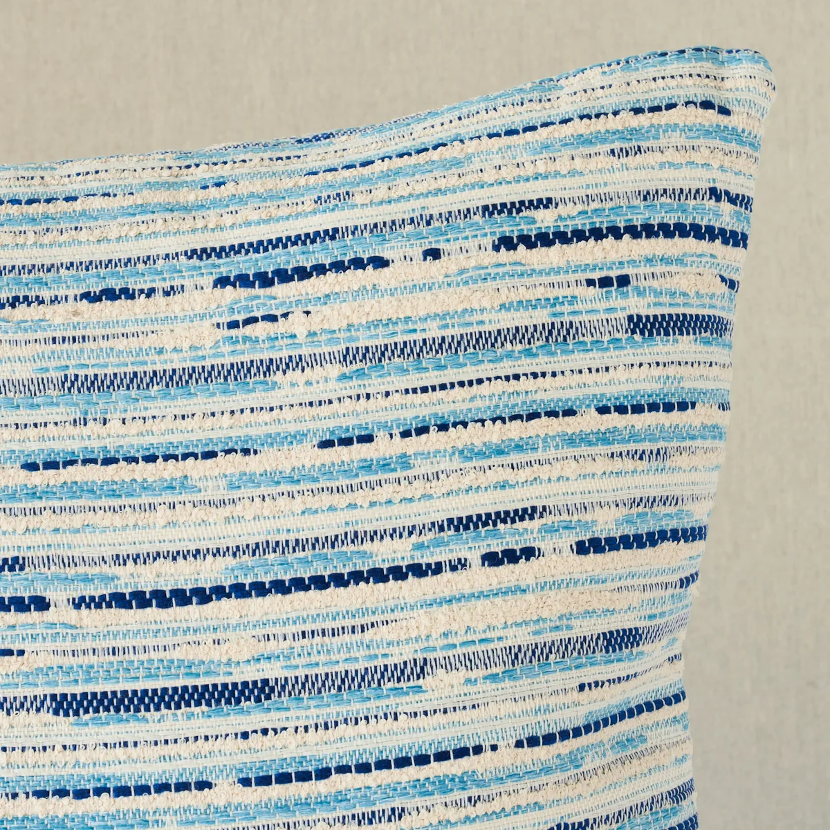 Schumacher Tomori Indoor/Outdoor Pillow in Blue
