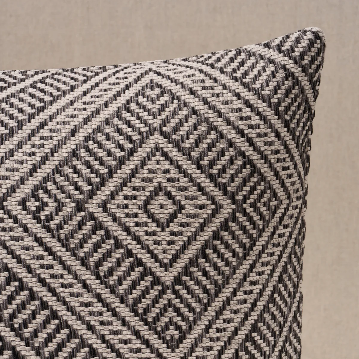 Schumacher Tortola I/O Pillow in Oxford Grey (SO6284406)