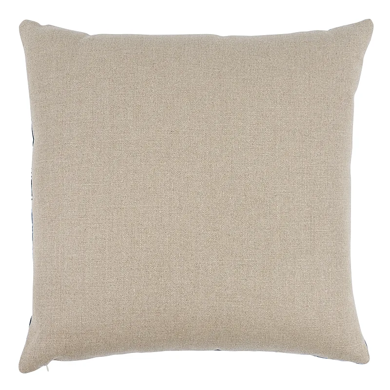 Schumacher Tree River Pillow in Blue & White (SO17674106)