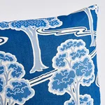 SO17674106 | Tree River Pillow - Blue & White Schumacher Tree River Pillow in Blue & White (SO17674106)