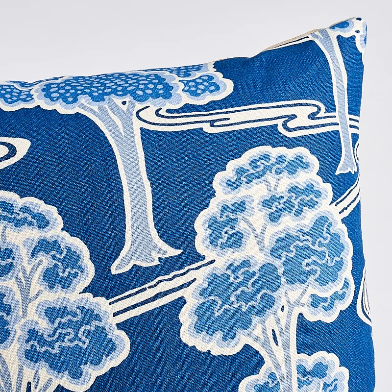 SO17674106 | Tree River Pillow - Blue & White Schumacher Tree River Pillow in Blue & White (SO17674106)