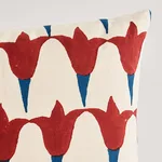 Schumacher Tulip + Seed Pillow in Iron & Indigo (SO17982318)