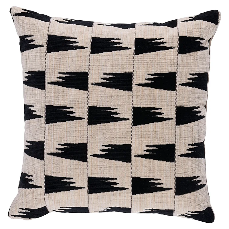 Schumacher Tutsi Pillow in Ivory