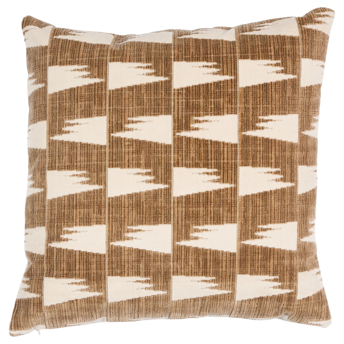Schumacher Tutsi Pillow in Natural/Ivory