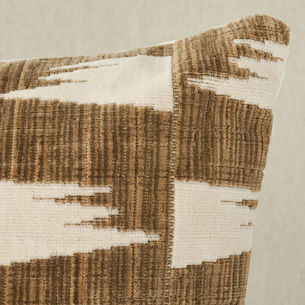 Tutsi Pillow - Natural/Ivory Schumacher Tutsi Pillow in Natural/Ivory