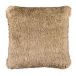 Valais Faux Fur Pillow - Buff Schumacher Valais Faux Fur Pillow in Buff