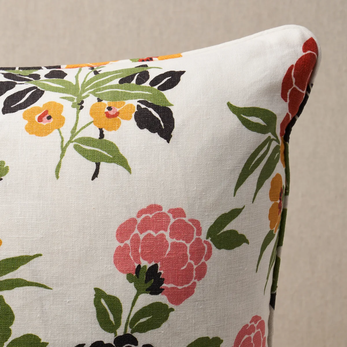 Schumacher Valentina Floral Pillow in Multicolor (SO18002205)