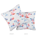 SO18019005 | Valletta Pillow - Sky & Pink Schumacher Valletta Pillow in Sky & Pink (SO18019005)