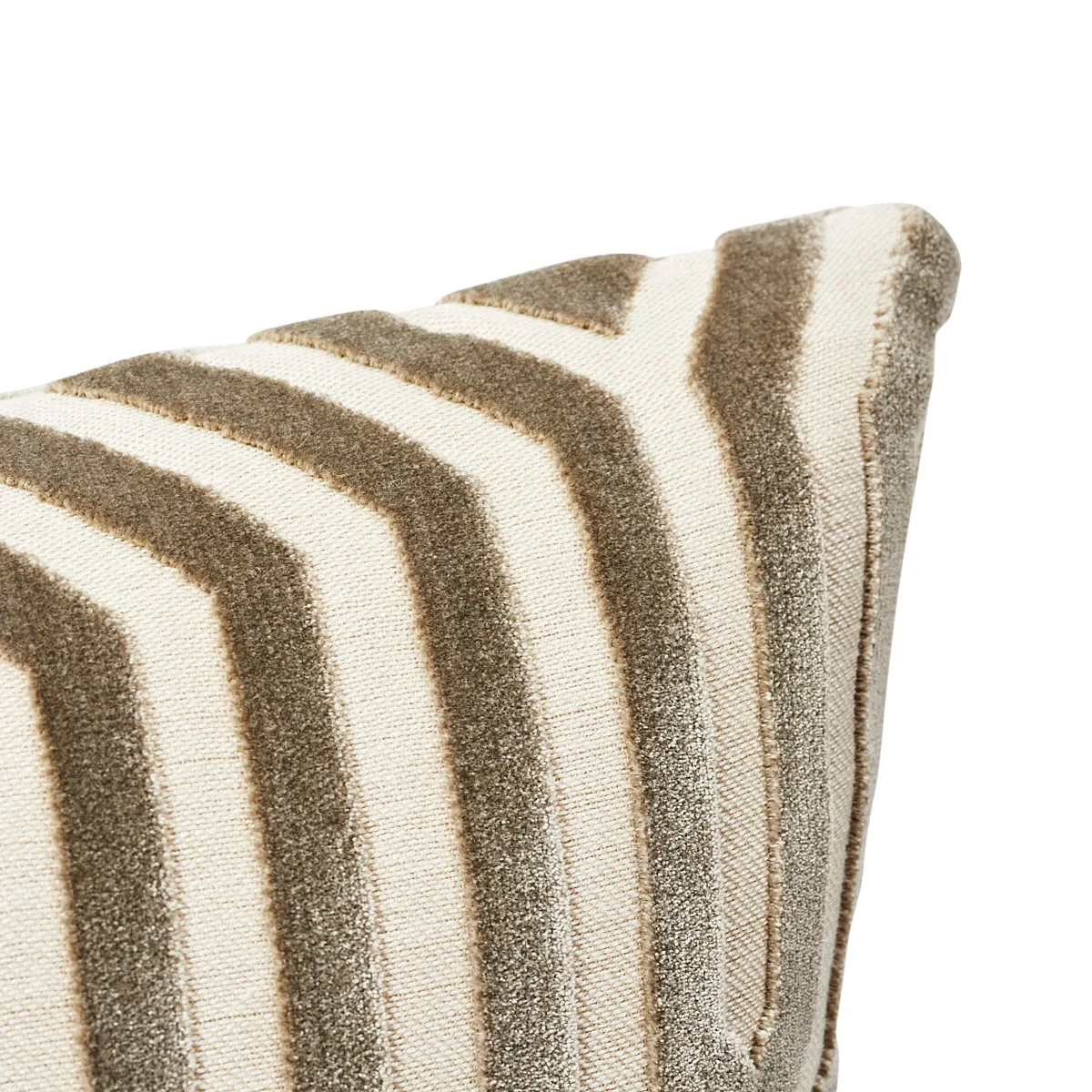 Vanderbilt Velvet Pillow - Dove Schumacher Vanderbilt Velvet Pillow in Dove