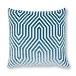 Vanderbilt Velvet Pillow - Marine Schumacher Vanderbilt Velvet Pillow in Marine