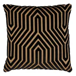 Schumacher Vanderbilt Velvet Pillow in Tortoise