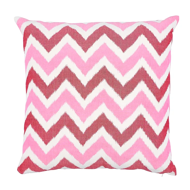 Schumacher Vedado Ikat Pillow in Pink (SO7946105)