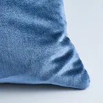 Schumacher Venetian Silk Velvet Pillow in Cadet