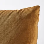 Schumacher Venetian Silk Velvet Pillow in Mink
