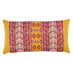 SO7962218 | Vinka Embroidery Pillow - Pink & Yellow Schumacher Vinka Embroidery Pillow in Pink & Yellow (SO7962218)
