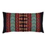 SO7962118 | Vinka Embroidery Pillow - Red & Black Schumacher Vinka Embroidery Pillow in Red & Black (SO7962118)