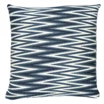 SO8703006 | Wedge Weave Pillow - Blue Schumacher Wedge Weave Pillow in Blue (SO8703006)
