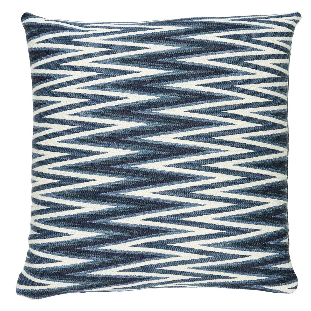 Schumacher Wedge Weave Pillow in Blue (SO8703006)