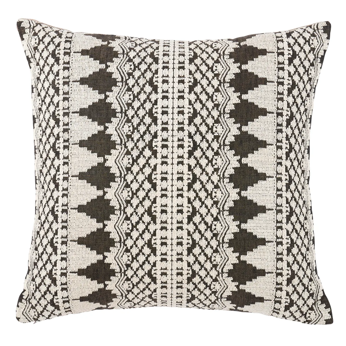 Wentworth Embroidery Pillow – Carbon