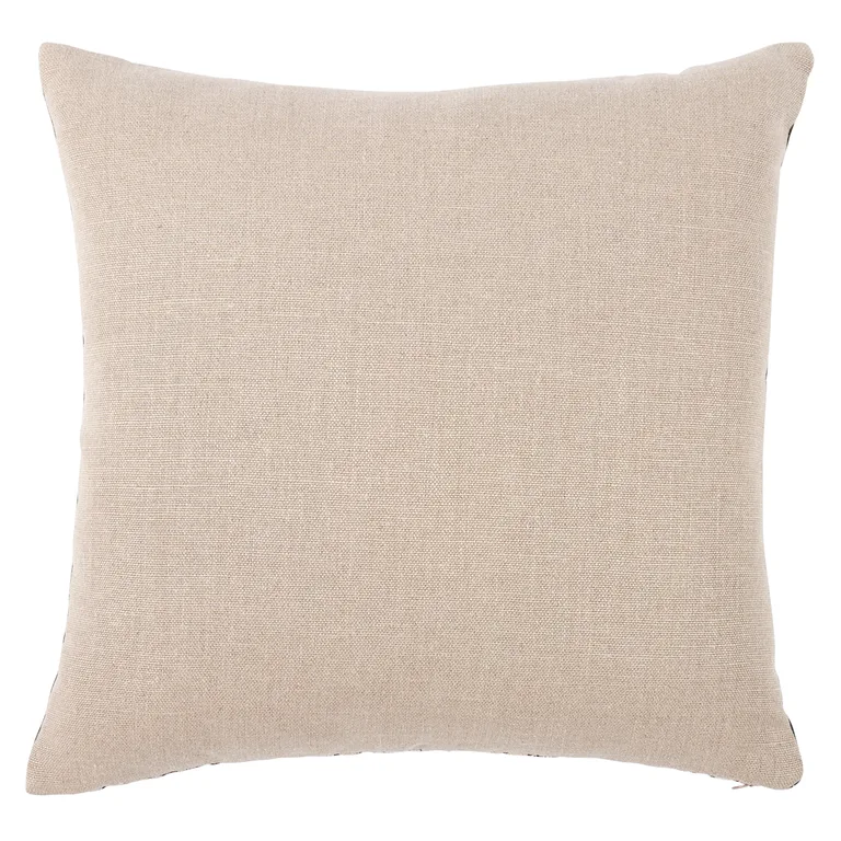 Schumacher Wentworth Embroidery Pillow in Carbon