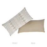 SO7547218 | Wentworth Embroidery Pillow - Natural Schumacher Wentworth Embroidery Pillow in Natural (SO7547218)