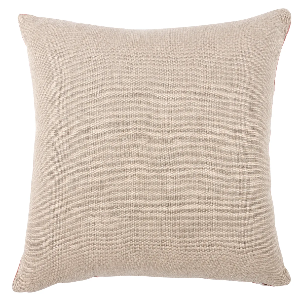 Schumacher Wentworth Embroidery Pillow in Rose