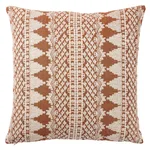 Wentworth Embroidery Pillow - Rust Schumacher Wentworth Embroidery Pillow in Rust
