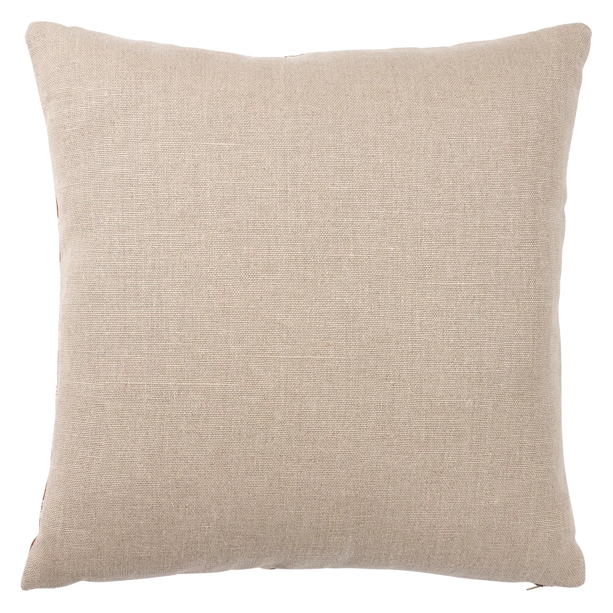 Schumacher Wentworth Embroidery Pillow in Rust