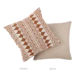Wentworth Embroidery Pillow - Rust Schumacher Wentworth Embroidery Pillow in Rust