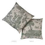 SO18227206 | Western Toile Pillow - Forest Schumacher Western Toile Pillow in Forest (SO18227206)