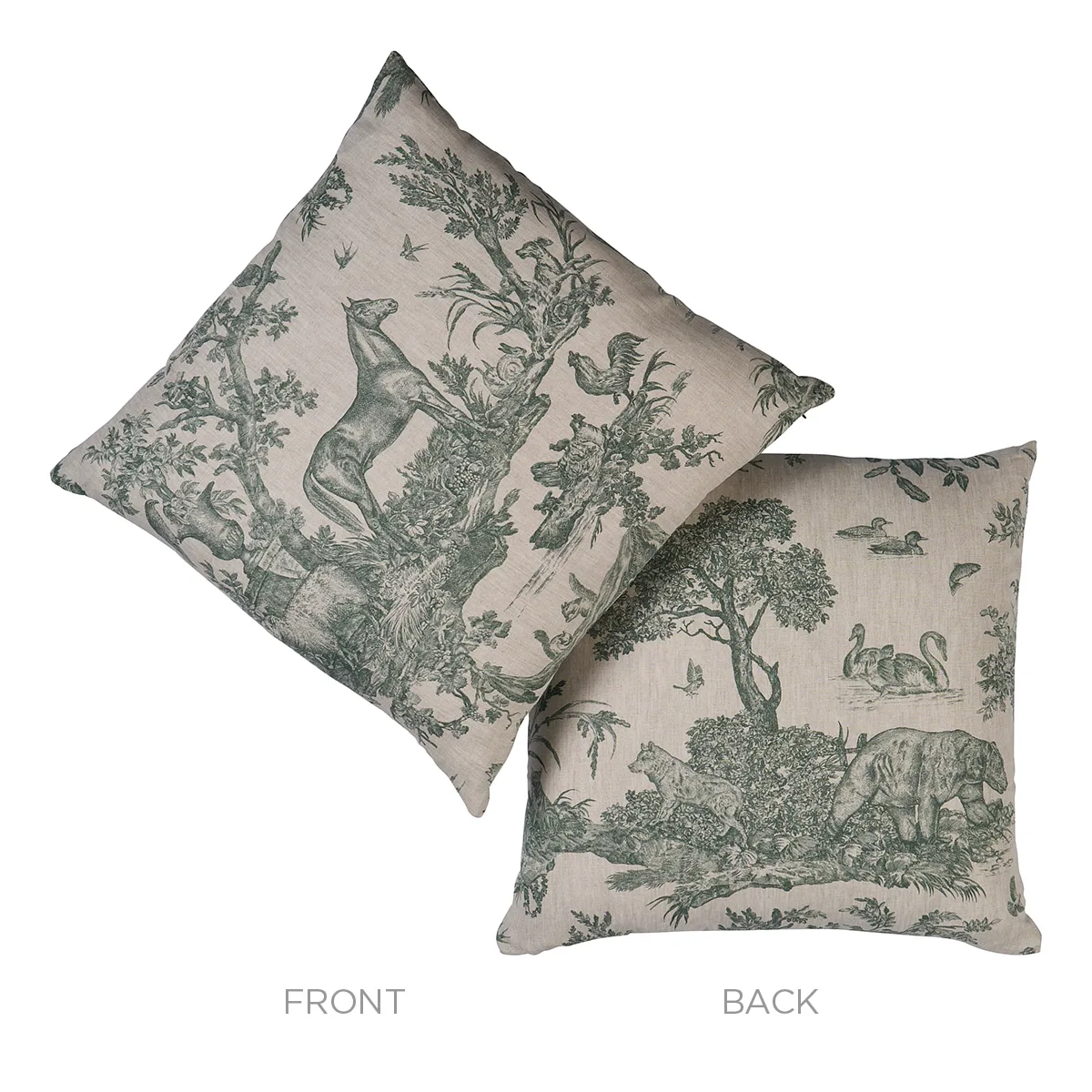 SO18227206 | Western Toile Pillow - Forest Schumacher Western Toile Pillow in Forest (SO18227206)