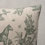 SO18227206 | Western Toile Pillow - Forest Schumacher Western Toile Pillow in Forest (SO18227206)