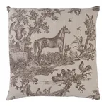 SO18227106 | Western Toile Pillow - Sepia Schumacher Western Toile Pillow in Sepia (SO18227106)