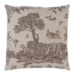 SO18227106 | Western Toile Pillow - Sepia Schumacher Western Toile Pillow in Sepia (SO18227106)