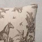 SO18227106 | Western Toile Pillow - Sepia Schumacher Western Toile Pillow in Sepia (SO18227106)