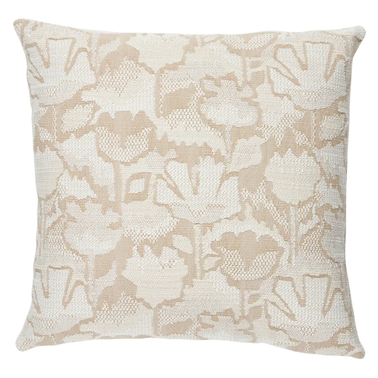Schumacher Wild Flower Pillow in Barley (SO8345005)