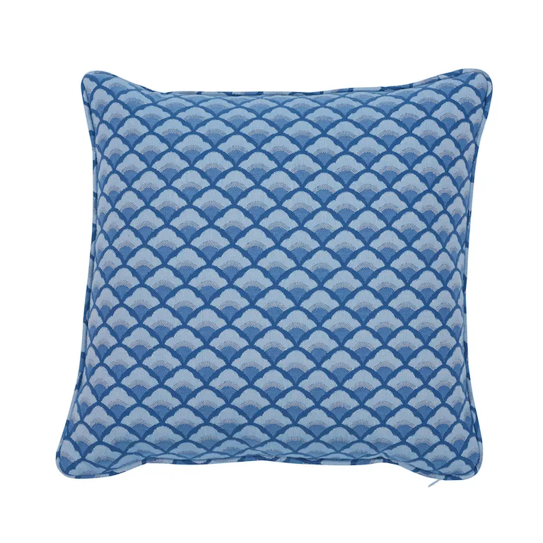 Schumacher Wilhelm Pillow in Blue